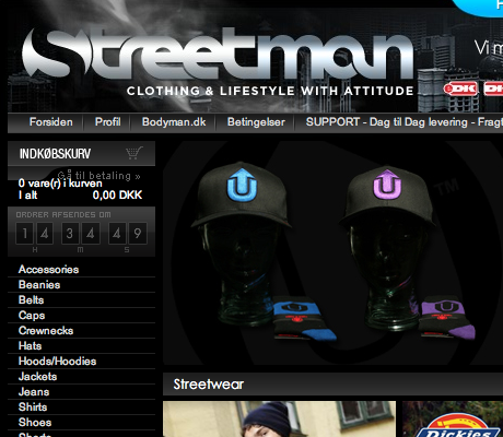 streetman anmeldelse webshop